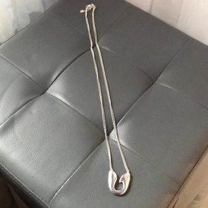 Safety Pin Necklace
